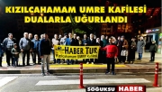 UMRE ZİYARETİ İÇİN KUTSAL TOPRAKLARA UĞURLANDILAR
