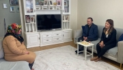 BAŞKAN MUTLU'DAN ŞEHİT AİLESİNE ZİYARET