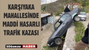 ARAÇ ÇAKILDAN UÇTU