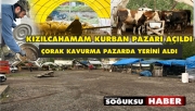 KIZILCAHAMAM'DA KURBAN PAZARI KURULDU