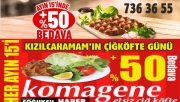 YARIN BEDAVA ÇİĞKÖFTE GÜNÜ