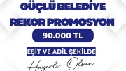 KIZILCAHAMAM BELEDİYESİ 90 BİL TL PROMOSYON ALDI