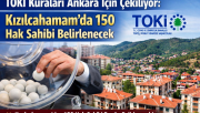 TOKİ KURALARI BUGÜN ÇEKİLİYOR