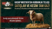 KASAP MUSTAFA'DA KURBAN SATIŞI DEVAM EDİYOR