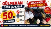 GÜL MEKANDA AÇILIŞA ÖZEL SPOR ŞAPKA FIRSATI