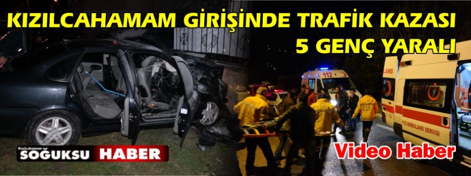 VİRAJI ALAMDI APARTMANA ÇARPTI