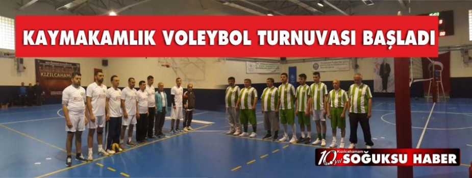 VOLEYBOL TURNUVASI BAŞLADI