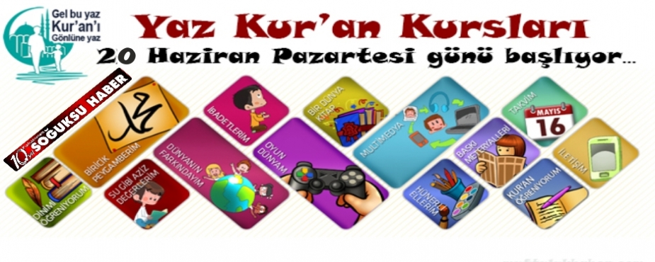 YAZ KUR'AN KURSLARI BAŞLIYOR