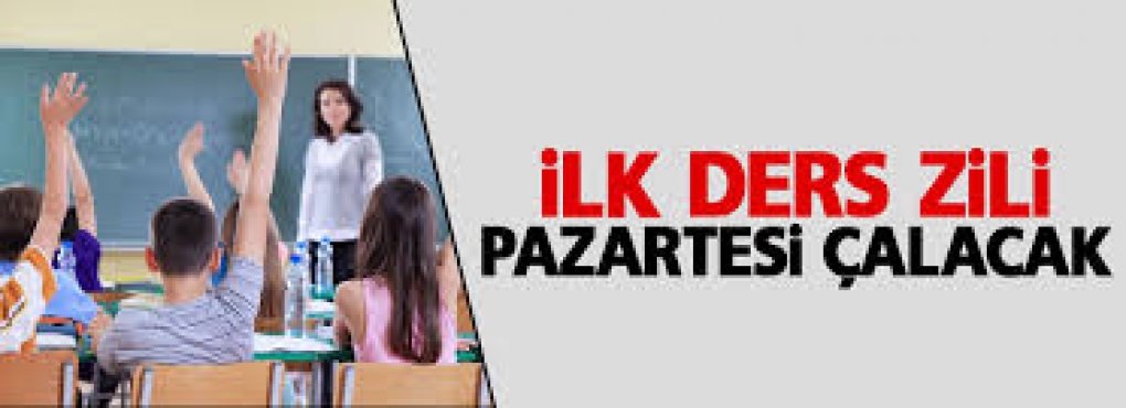 YAZ TATİLİ BİTTİ OKULLAR AÇILIYOR