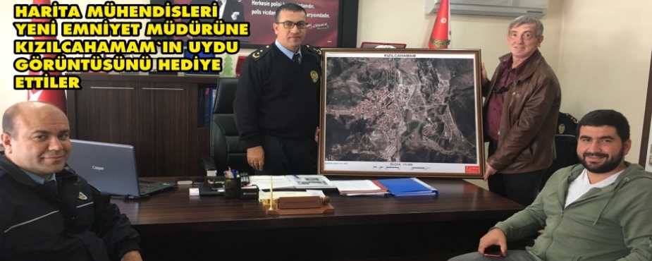 YENİ EMNİYET MÜDÜRÜNE ANLAMLI HEDİYE