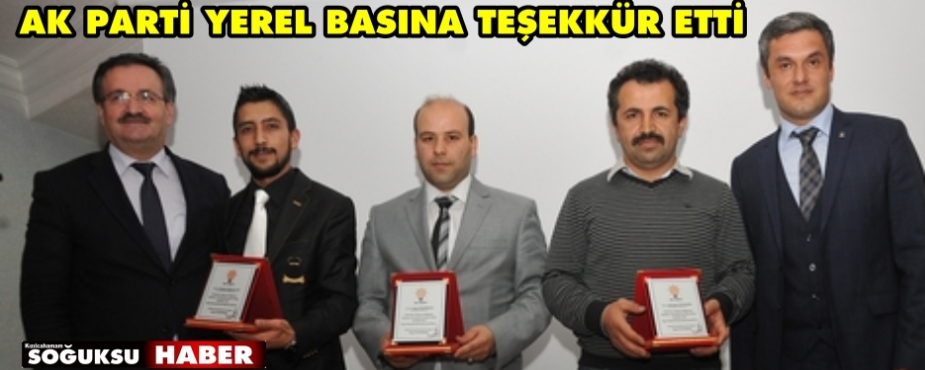 YEREL BASINA TEŞEKKÜR