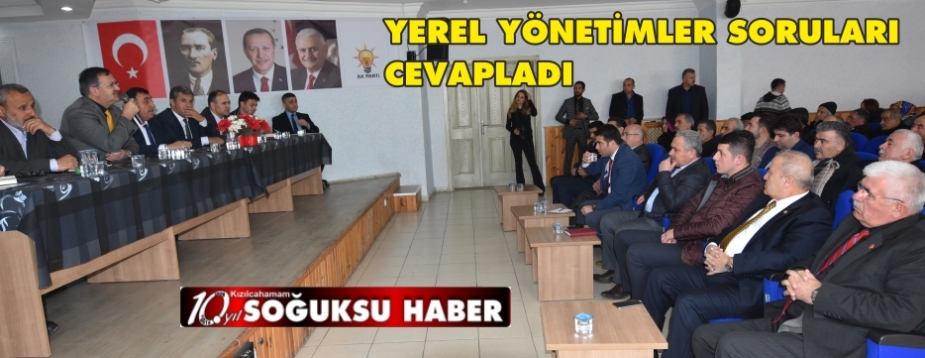 YEREL YÖNETİMLER İSTİŞARE TOPLANTISI DÜZENLENDİ