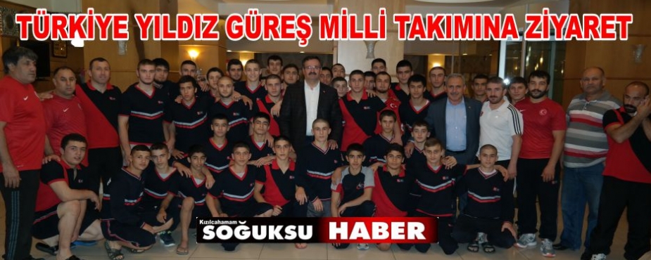 YILDIZ MİLLİ GÜREŞ TAKIMINA ZİYARET