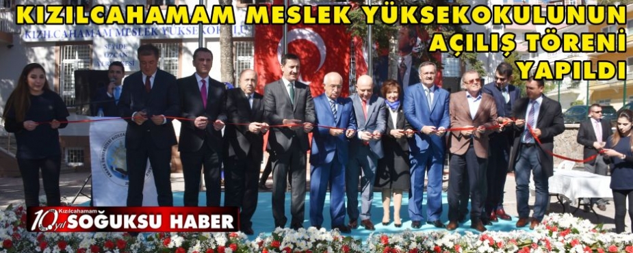 YÜKSEKOKUL AÇILIŞI TÖRENLE YAPILDI