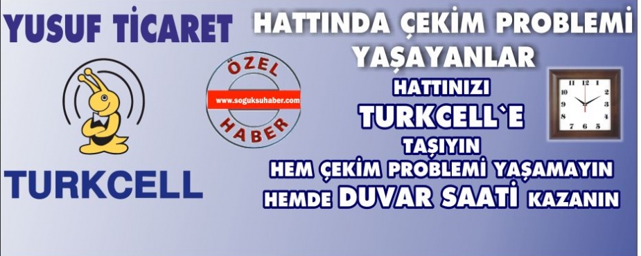 YUSUF TİCARET DUVAR SAATİ DAĞITIYOR