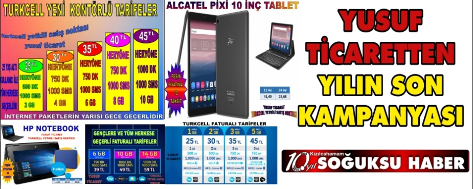 YUSUF TİCARETTE BİTMEYEN KAMPANYA