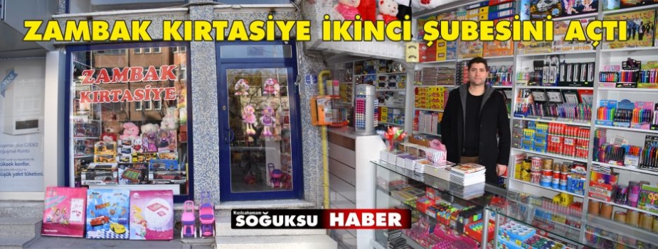 ZAMBAK KIRTASİYE İKİNCİ ŞUBESİNİ AÇTI