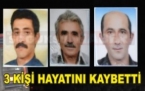 TRAFİK KAZASI 3 ÖLÜ